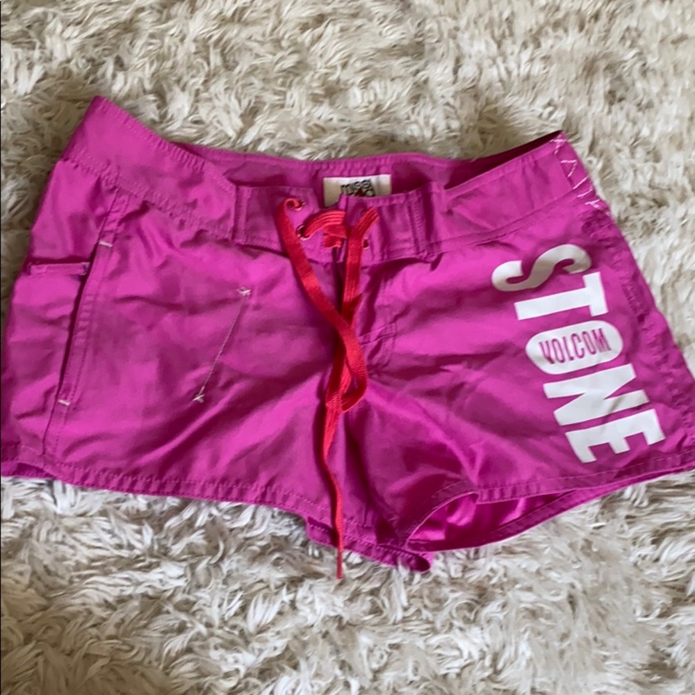 Volcom Kid’s (Girl) Hot Pink Board Shorts Size 5